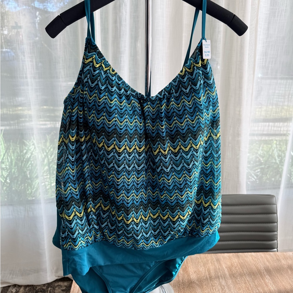 Coco Contours Bra-Sized Tankini Swimsuit Set – NWT